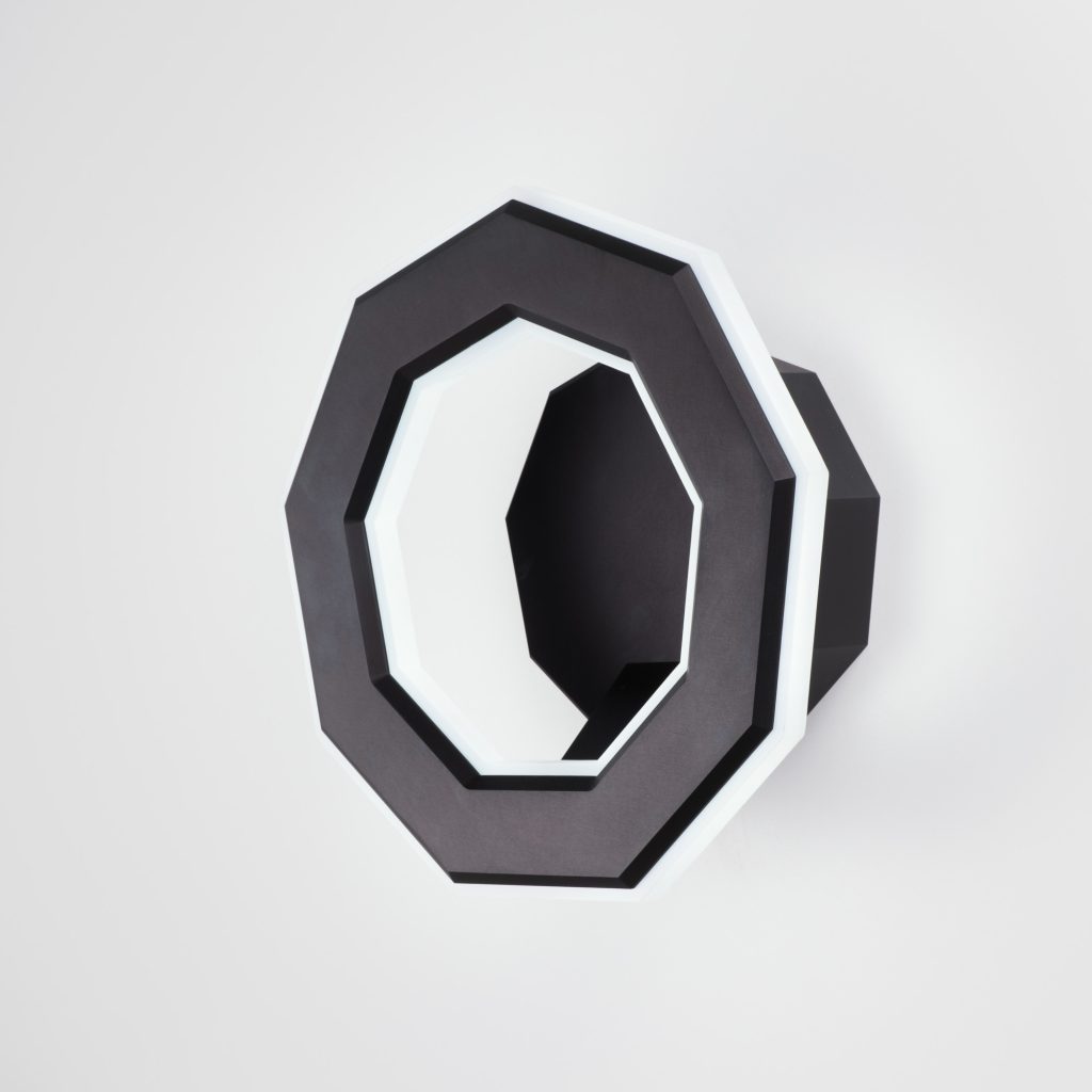 Ennea Wall Sconce, lighting design Vancouver, lighting Vancouver, lighting, LED, modern lighting, industrial lighting, Karice, Vancouver Lighting, Canadian lighting manufacturer, canadian lighting designer, inspired by Infinity Modern, Ennea wall sconce by Karice,