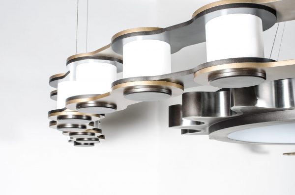 Sprocket and Chain, lighting design Vancouver, lighting Vancouver, lighting, LED, modern lighting, industrial lighting, Karice, Vancouver Lighting, Canadian lighting manufacturer, Canadian lighting designer, inspired by Design, by Karice,