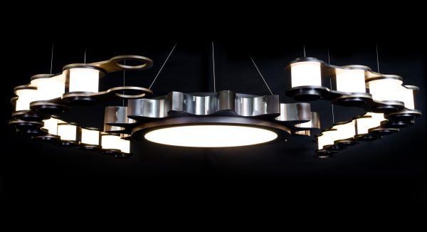 Sprocket and Chain, lighting design Vancouver, lighting Vancouver, lighting, LED, modern lighting, industrial lighting, Karice, Vancouver Lighting, Canadian lighting manufacturer, Canadian lighting designer, inspired by Design, by Karice,