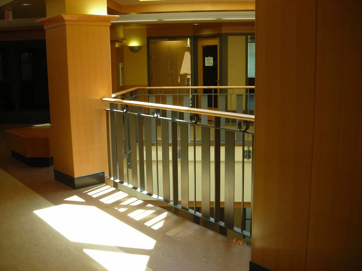 Custom lighting and railings for Crofton House School in Vancouver, BC, CA by Karice