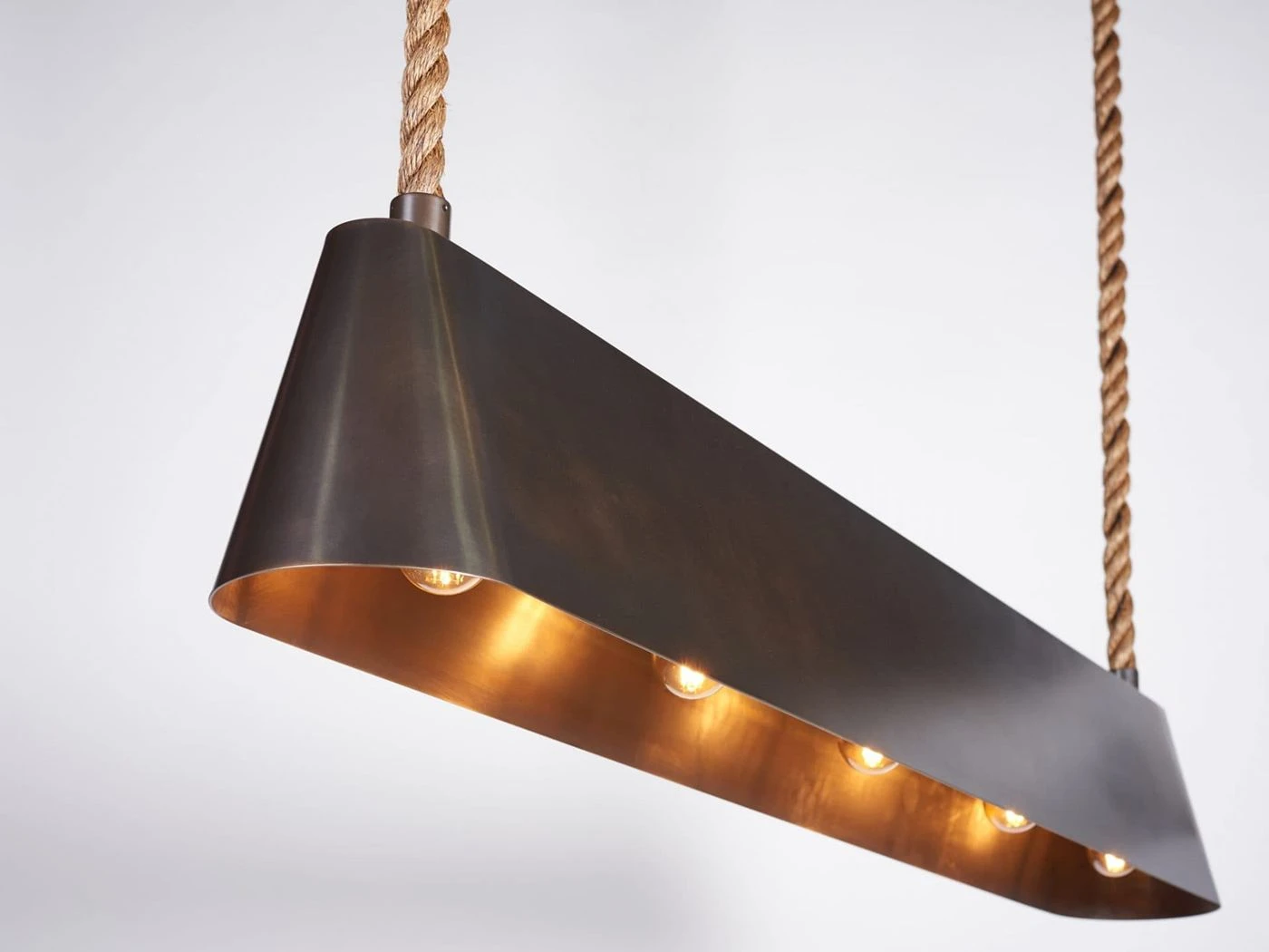 Kitchen island pendant for private residence in Echo Island, Fraser Valley. Manufactured by Karice.