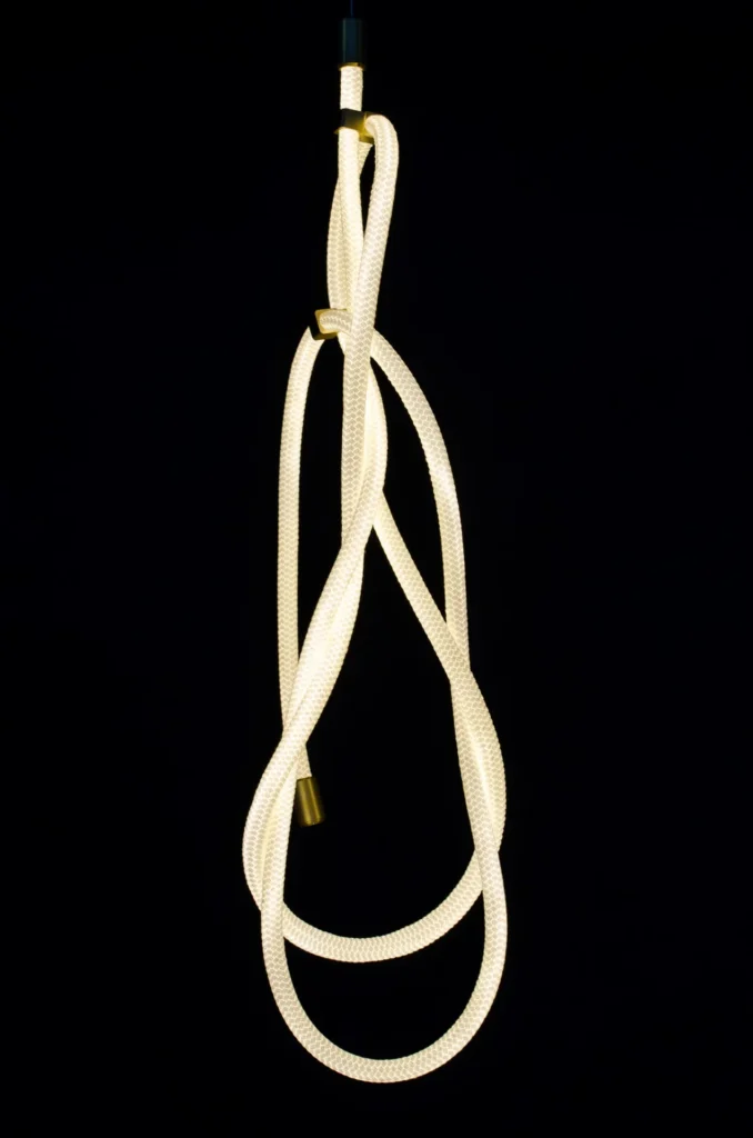 Reconfigurable rope light for Luke Lamp Co. Manufactured by Karice.